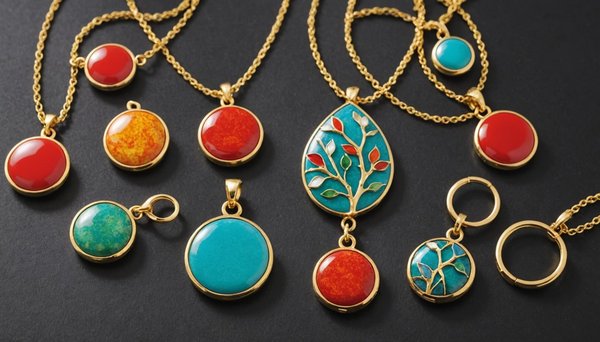 Découvrez l"art d"embellir vos bijoux en émail avec finesse et sobriété chromatique !